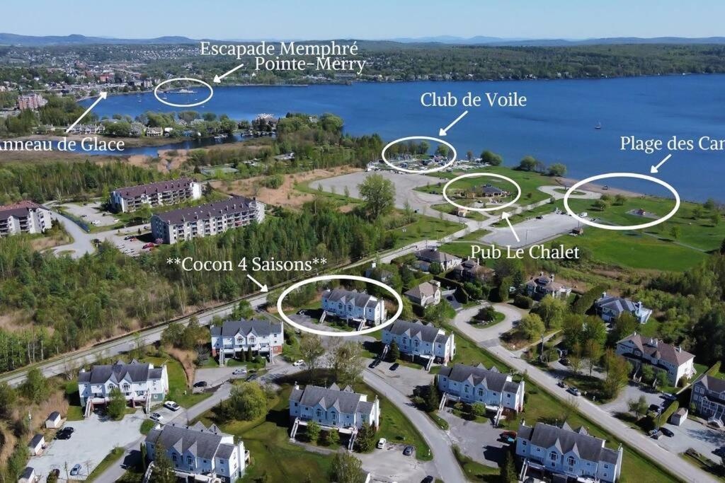 *Nouveaute* Foyer Au Bois, Plage, Montagne Et + Magog Εξωτερικό φωτογραφία